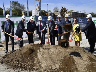 Meritor feierte den Spatenstich am 10. September im Stadtgut Steyr