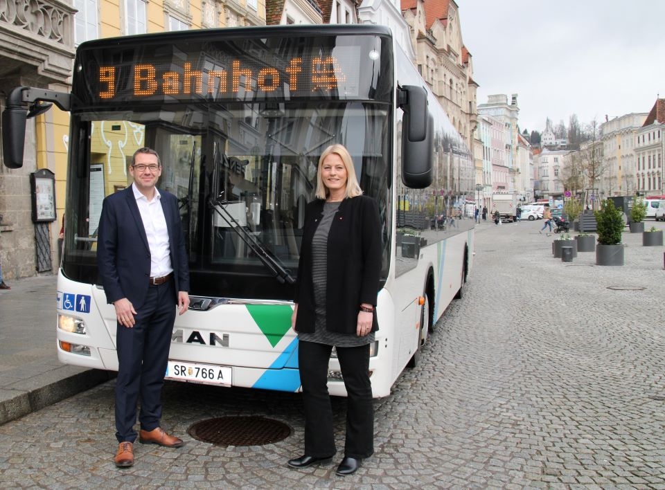 Bgm. Markus Vogl und Stadträtin Katrin Auer